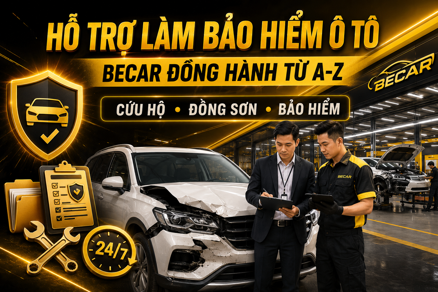 hỗ trợ làm bảo hiểm ô tô