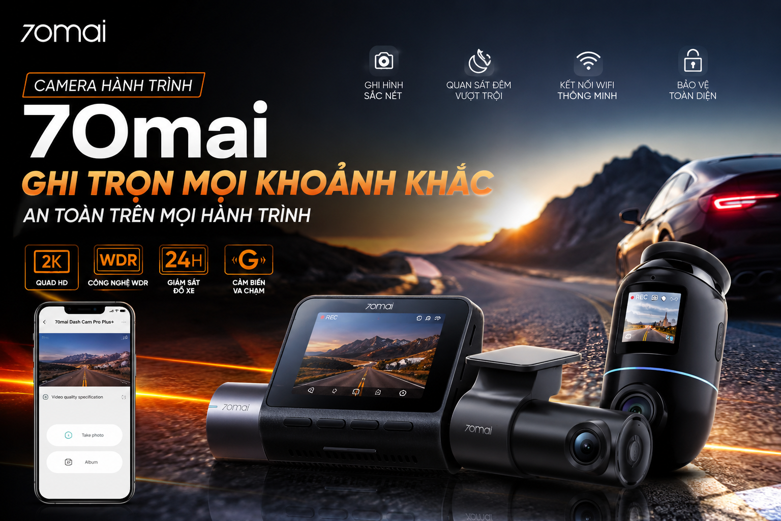 Camera hành trình 70mai